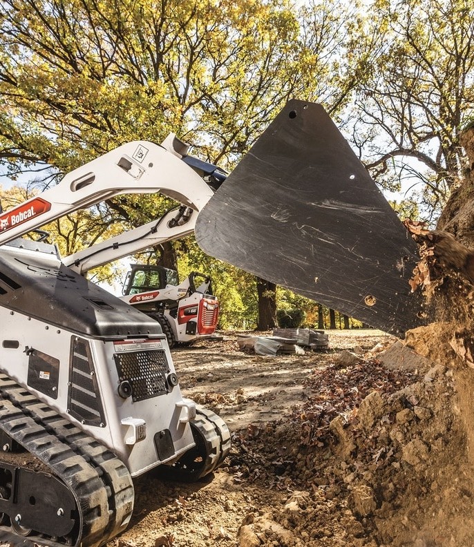 Excavation on site