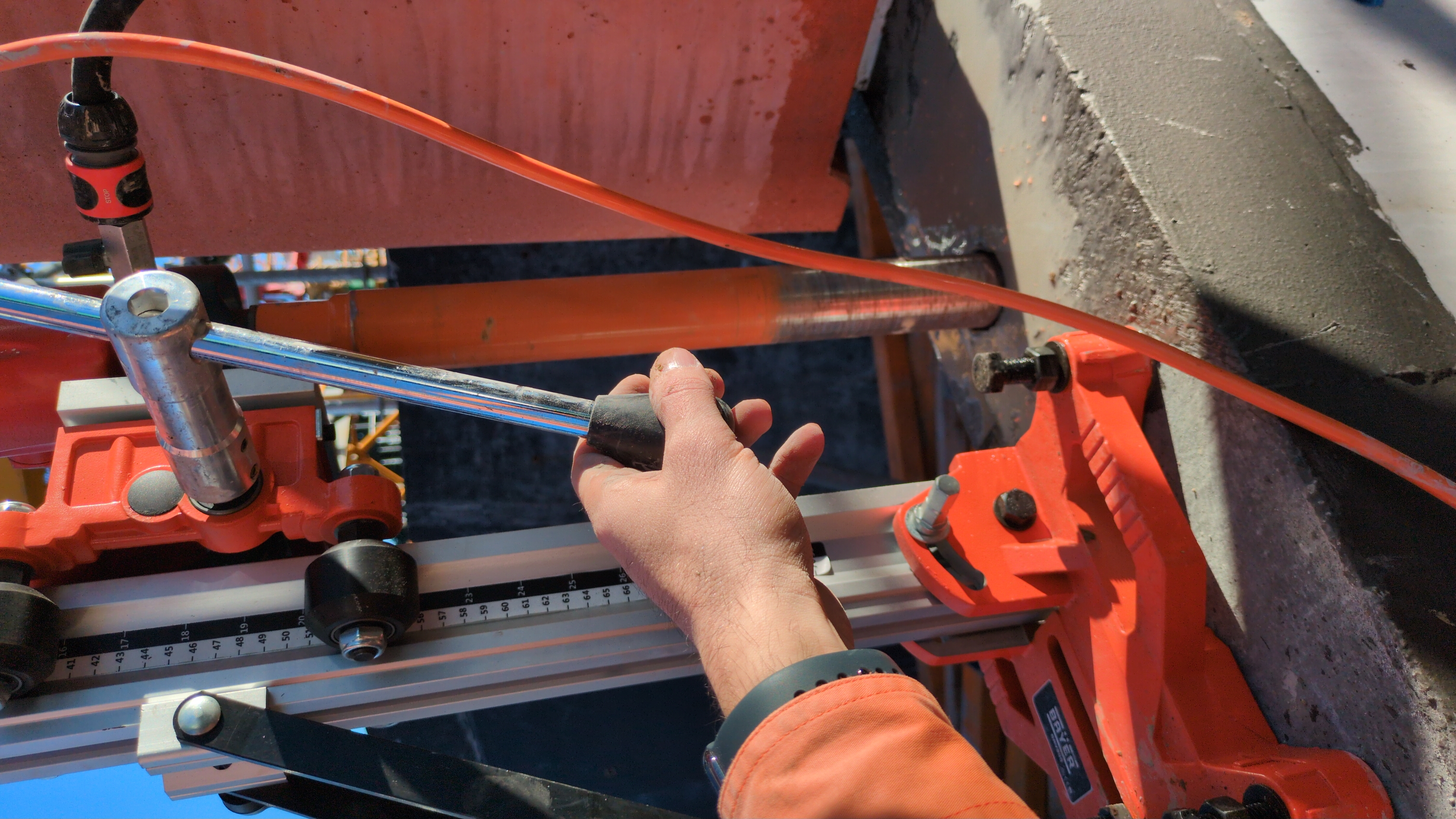 Coring on site